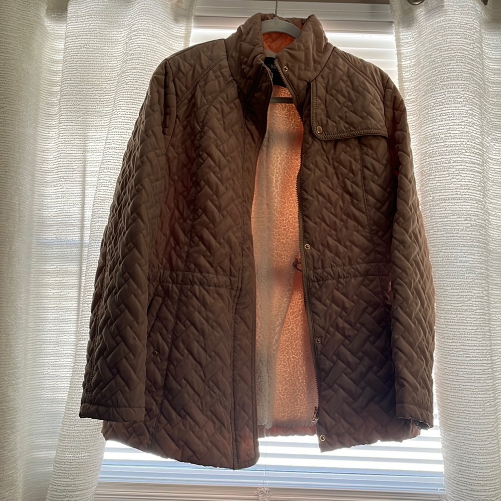CI SONO Los Angeles Outerwear Faux Sherpa Lined Jacket